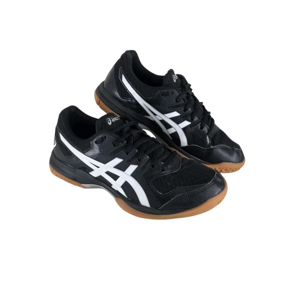 ASICS GEL-Rocket 9 Womens 6.5 Black White Volleyball Shoes Sneaker Performance
